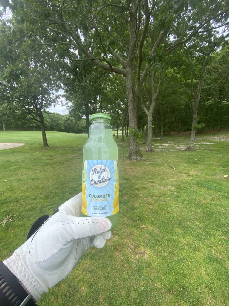 Cucumber Lemonade in the Golf Course